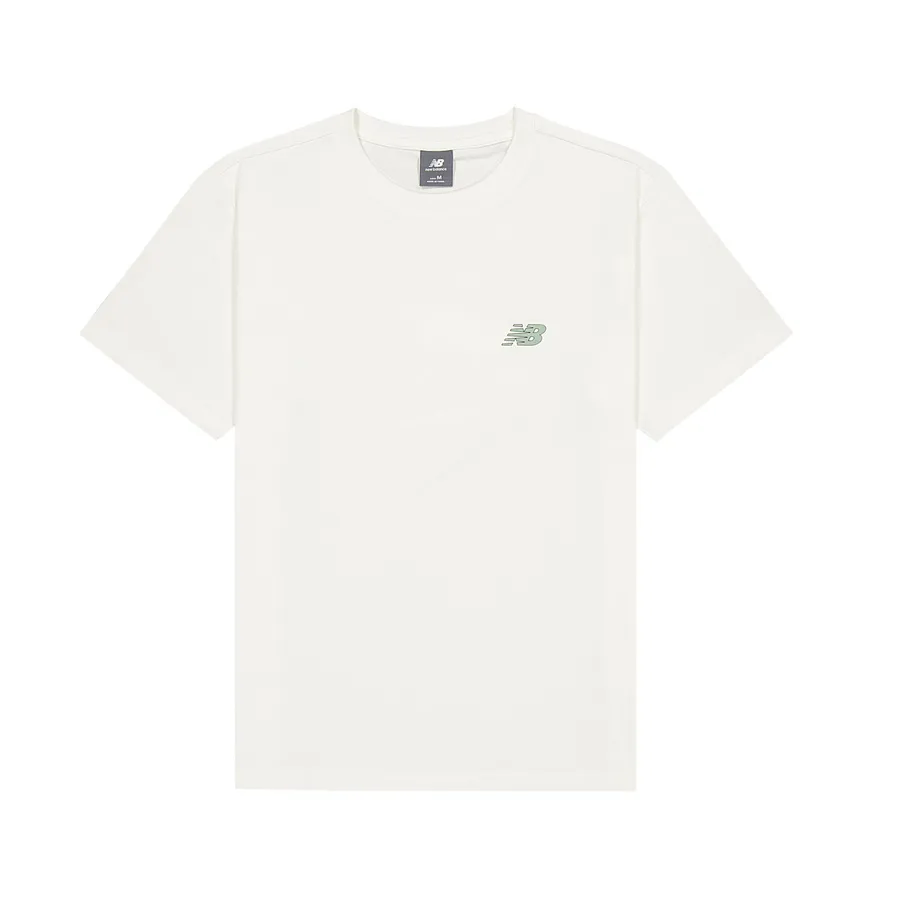 New Balance T Shirt Unisex Sea Salt White
