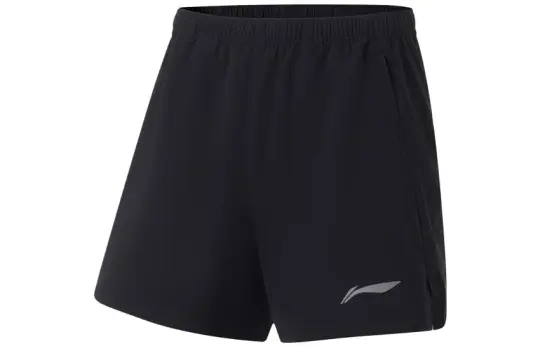 Li Ning Running Collection Sports Shorts Men's Black Moderate