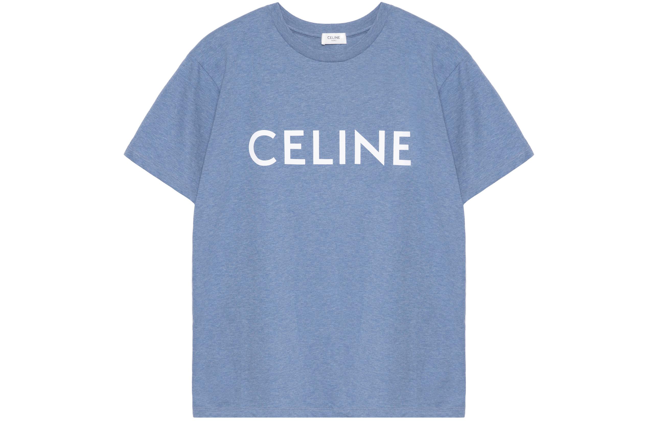 Женская футболка CELINE (синяя)