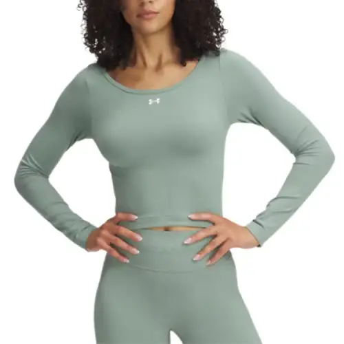 Under Armour SeamlessTrain Regular T Shirt Women's Silica Green