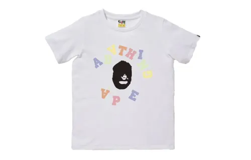 A BATHING APE T Shirts Women's Crew Neck Moderate Straight Fit