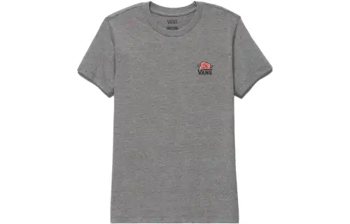 Vans T Shirts Women's Gray Crew Neck Moderate Straight Fit