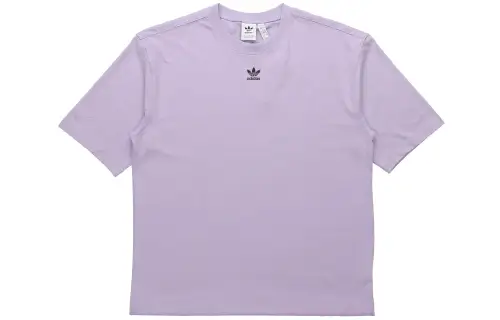 Adidas Originals Drop Shoulder Sleeve T Shirt Women's Light Purple