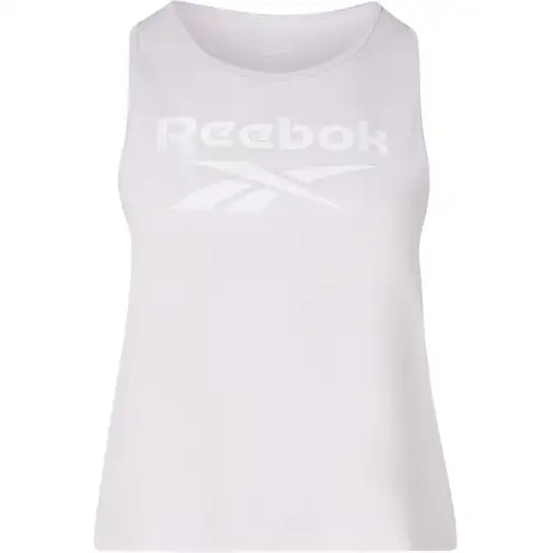 Reebok Tank Tops Women's Pink Crew Neck Moderate Other
