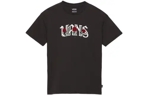 Vans T Shirts Women's Black Crew Neck Moderate Other