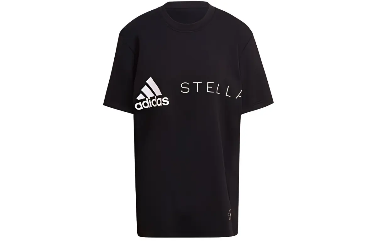 Adidas x Stella Mccartney Set in Sleeve T Shirt Women's Black