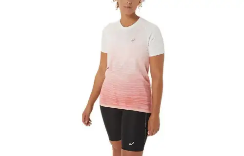 ASICS T Shirts Women's Multicolor Crew Neck Moderate Other