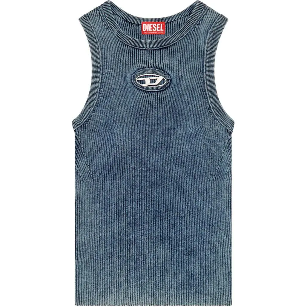 DIESEL Anchor Tank Top 'Dark Blue'