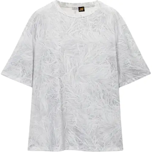 LOEWE Paula's Ibiza SS25 T Shirt Men's Light Gray