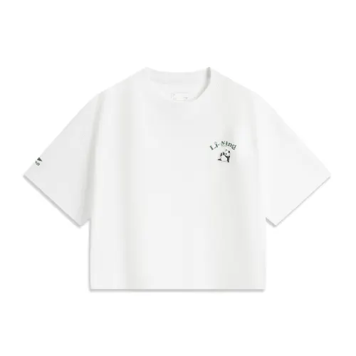 Li Ning Sports Life Collection T Shirt Women's Standard White