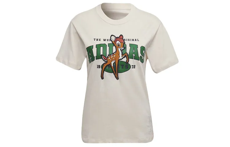 Adidas Originals x Disney X , Set in Sleeve T Shirt Women's White