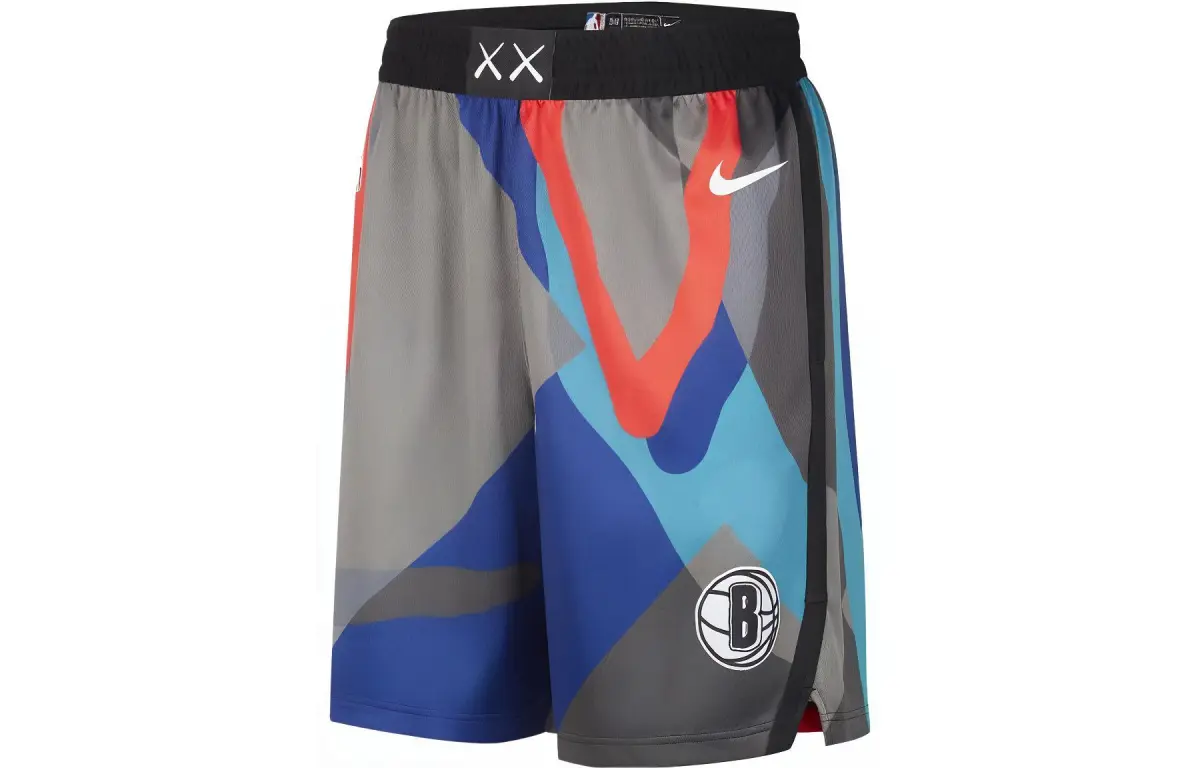 Nike Swingman Brooklyn Nets 2023/24 City Edition Basketball Shorts Men's Multicolor