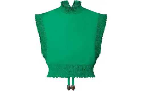 LOUIS VUITTON 1ABE6J Ruffle Trim Top
