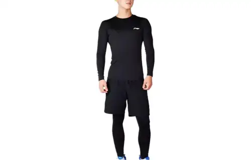 Li Ning Fitness Sets Men's Crew Neck Moderate