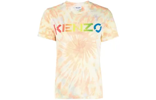 【Previous SeasonReplicated_PM】logo-print tie-dye T-shirt