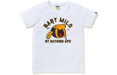 A BATHING APE T Shirts Women's Crew Neck Moderate Straight Fit