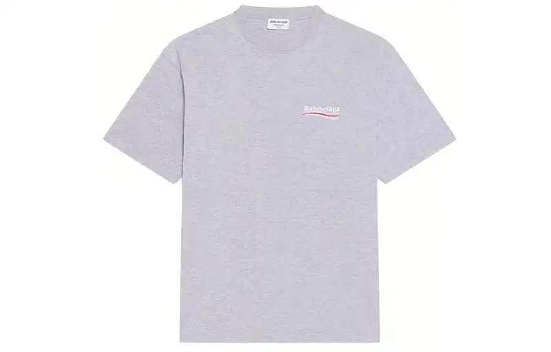 Balenciaga T Shirt Women's Gray Loose Fit