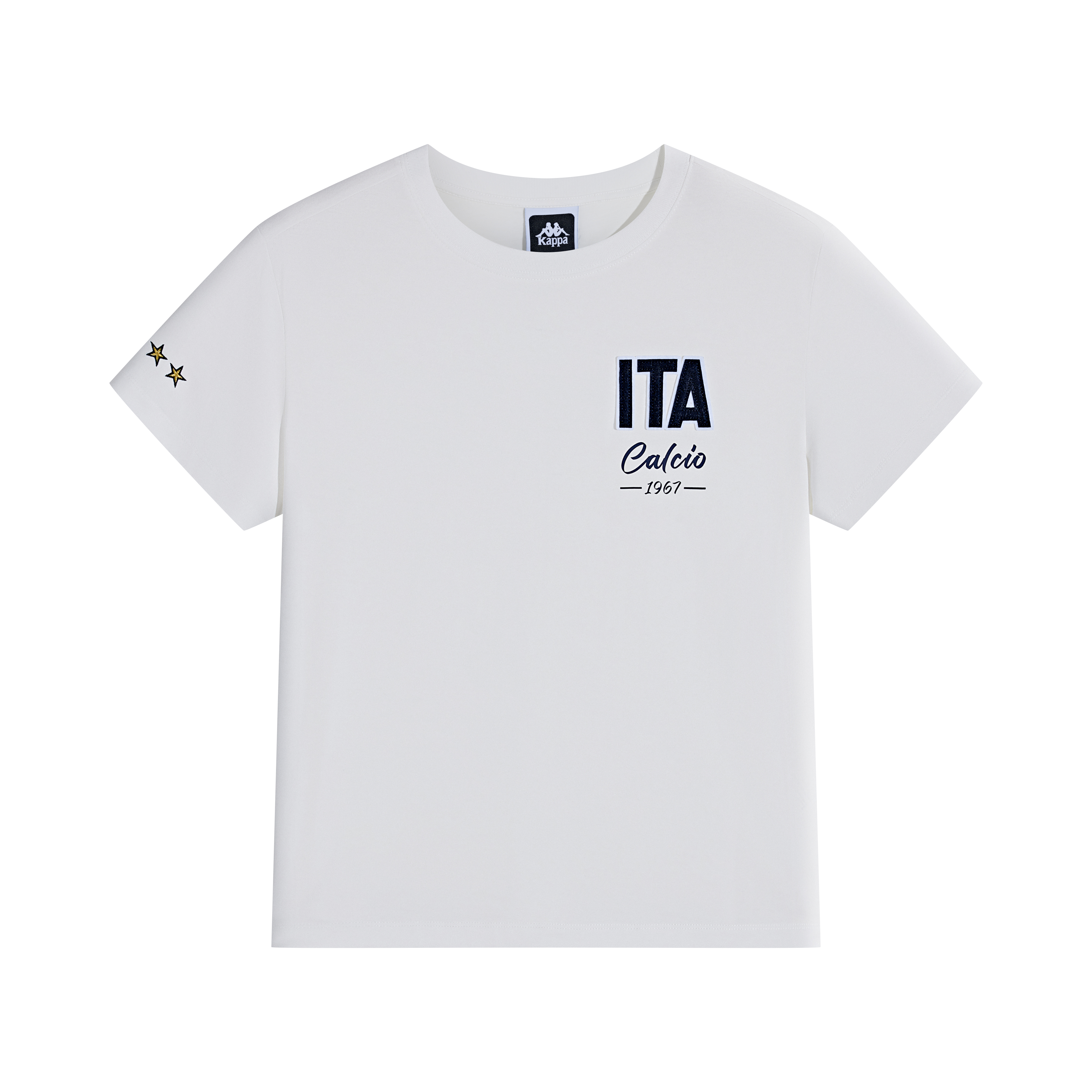 Женская футболка Kappa 1916 Cotton (белая)