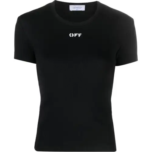 OFF-WHITE Logo Printed Crewneck T-Shirt