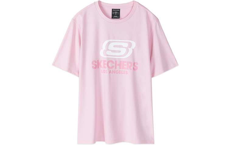 Женская футболка Skechers logo (черная)