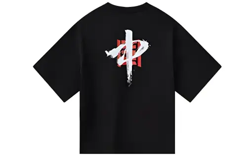 Anta Drop Shoulder Sleeve T Shirt Women's Basic Black