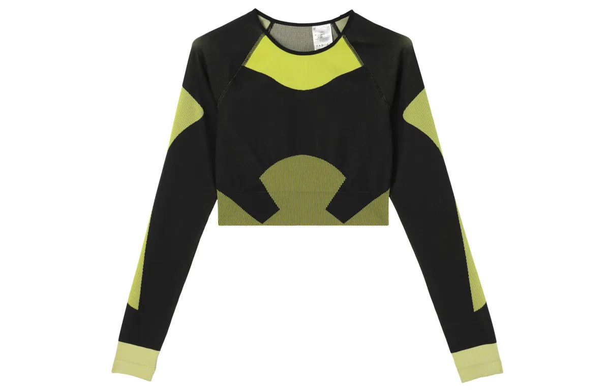 Adidas Crop Tops Women's Multicolor Crew Neck Moderate