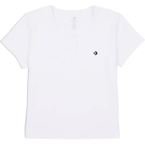 Converse T Shirts Unisex White Crew Neck Moderate