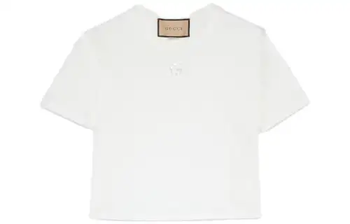 Gucci Square G-embellished cotton T-shirt