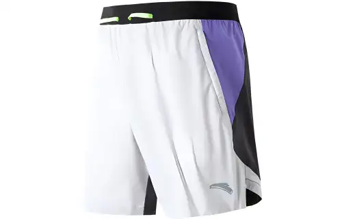 Anta SS22 Shorts Men's White Purple Gray