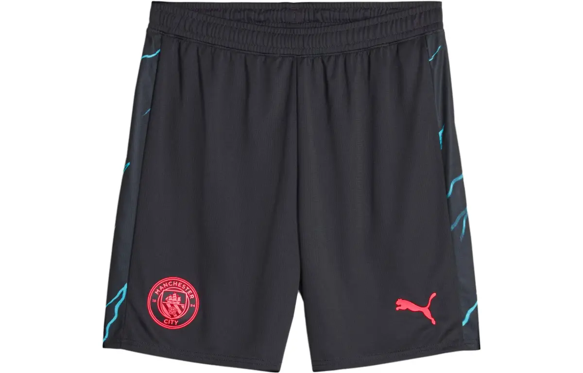 PUMA Soccer Bottoms Men's Black Moderate Straight Fit Pants
