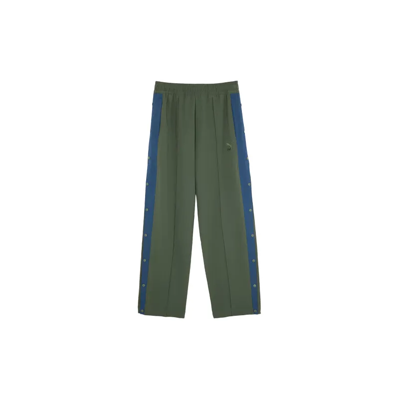 PUMA Fall 2022 T7 Collection T7 WOVEN PANTS Casual Pants Unisex Army Green