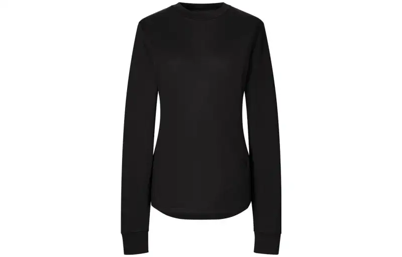 UNIQLO T Shirts Women's Black Crew Neck Moderate Other