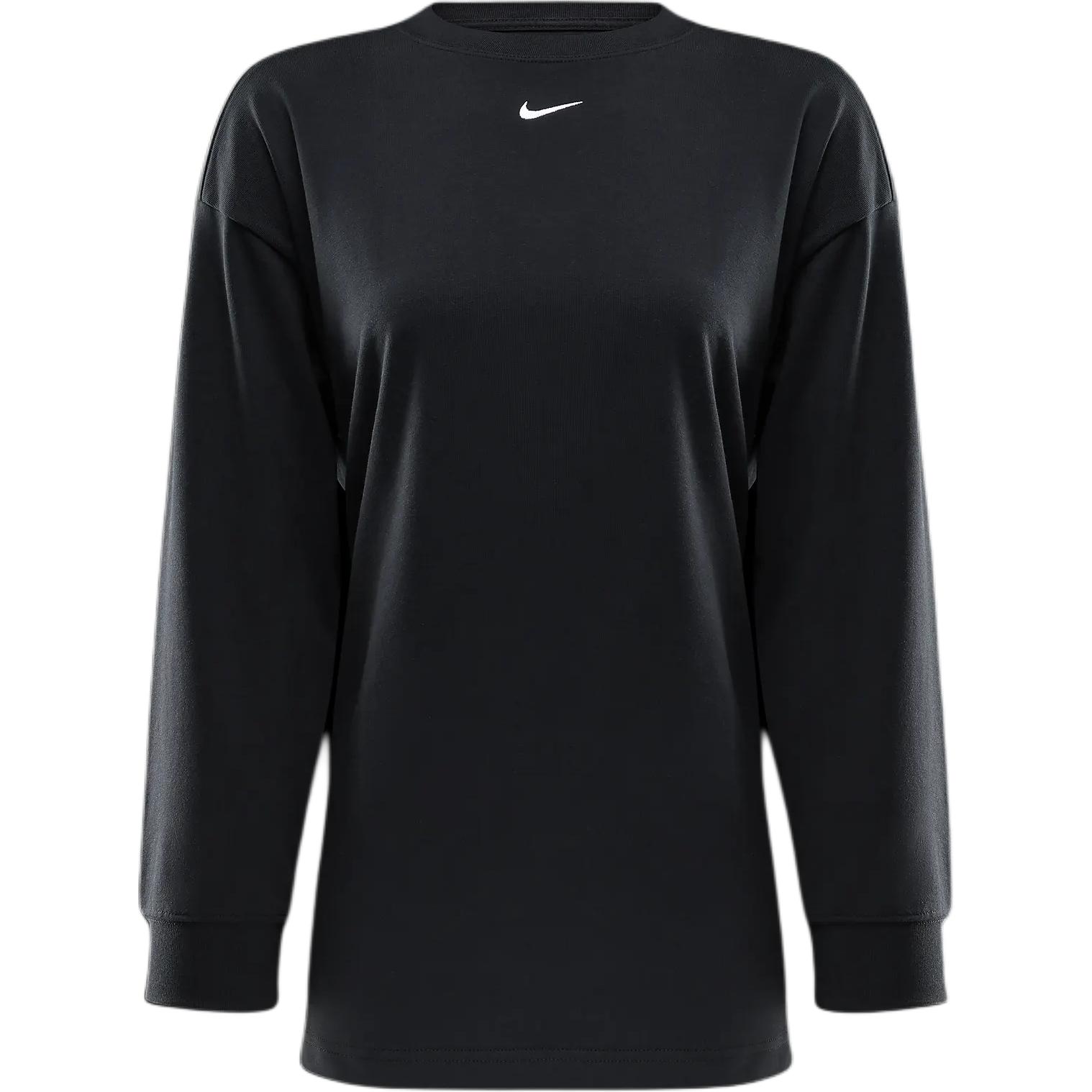 Женская футболка Nike с длинным рукавом (черная)