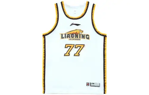 Li Ning CBA Collection Basketball Jersey Star Ball Style, Zhang Zhenlin Of Liaoning Team, Size 77 Men's White