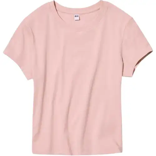 UNIQLO T Shirt Women's Pastel Pink