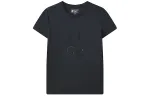 FILA T Shirts Women's Legend Blue Crew Neck Moderate Straight Fit