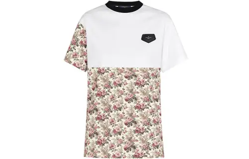 LOUIS VUITTON Drop Shoulder Sleeve T Shirt Women's White