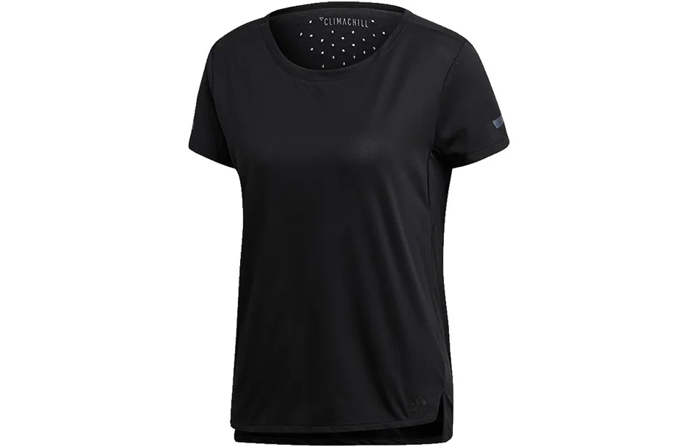 Adidas Set in Sleeve T Shirt Women's Black