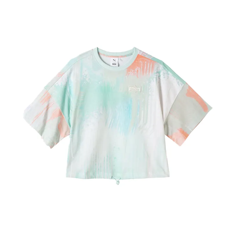 PUMA x POP MART T Shirt Women's White Full Print
