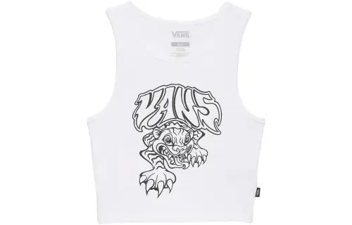 Vans Prowler Fitted Tank Top Tank Top Women's White