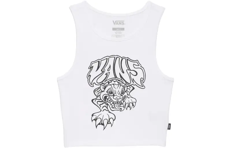 Vans Prowler Fitted Tank Top Tank Top Women's White