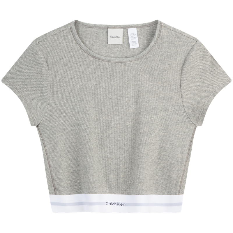 Женская футболка CALVIN KLEIN SS25 (белая)