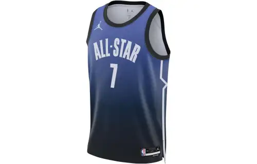 Jordan All-star Weekend All-Star Commemorative Durant No. 7 Letter Embroidery Gradient Design Basketball Vest Men's Blue