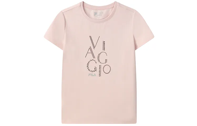 FILA T Shirt Women's Soft Rose Pink
