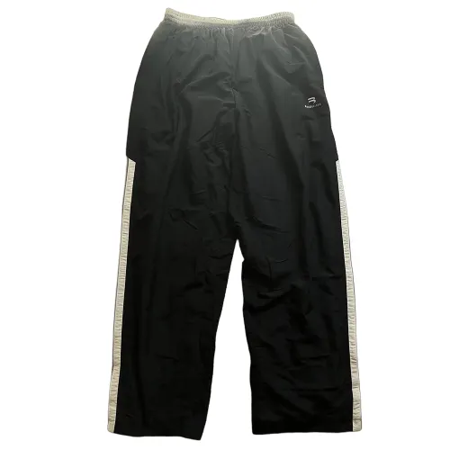 Balenciaga Casual Pants Regular Fit Men's Black