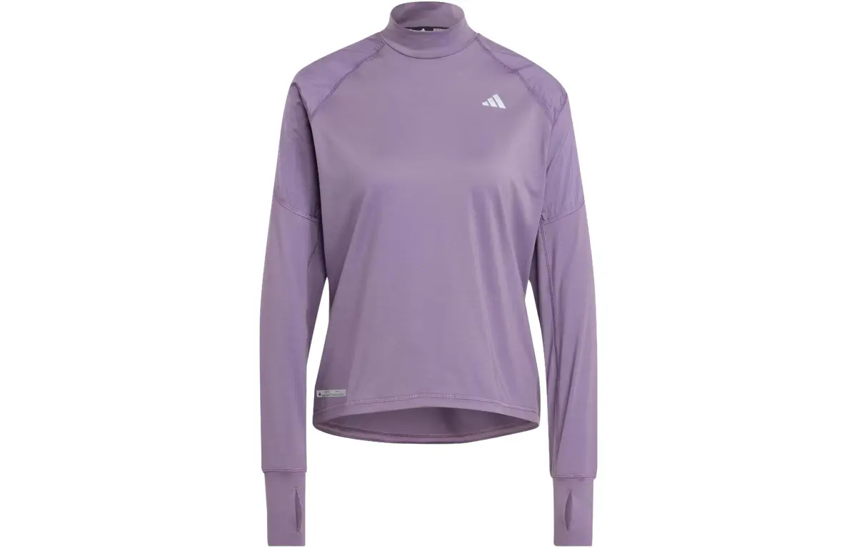 Adidas Raglan Sleeve T Shirt Women's Purple