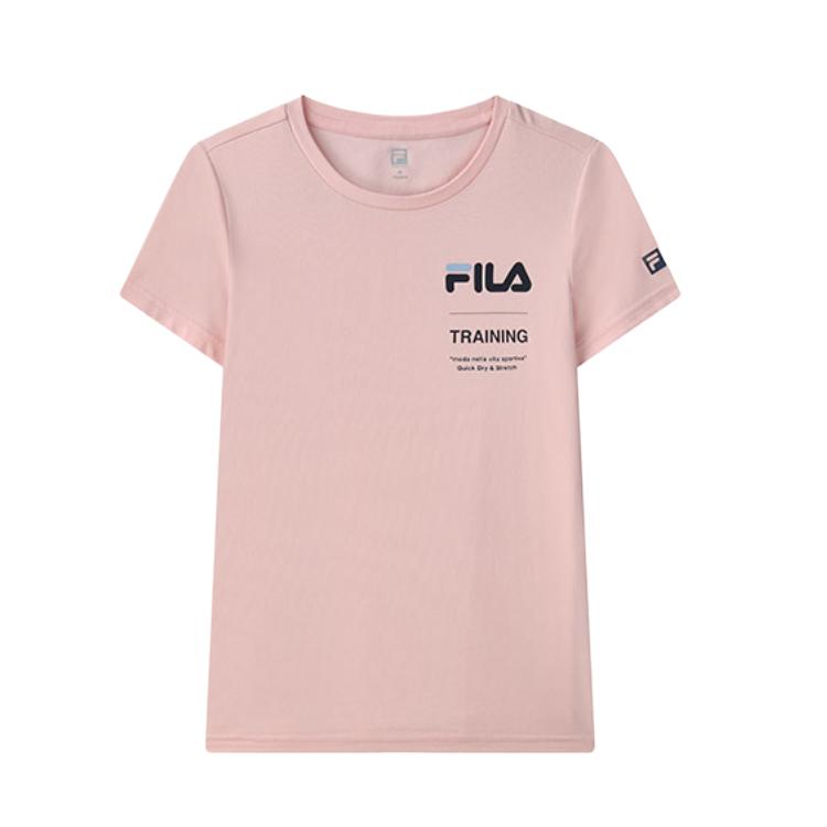FILA FitnessFILA ATHLETICS Regular T Shirt Women's Sand Leather Pink
