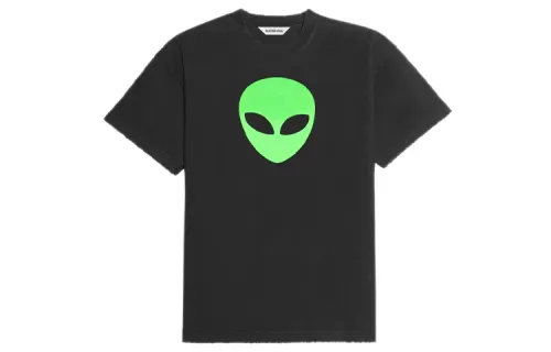 Balenciaga T Shirt Regular Fit Women's Black