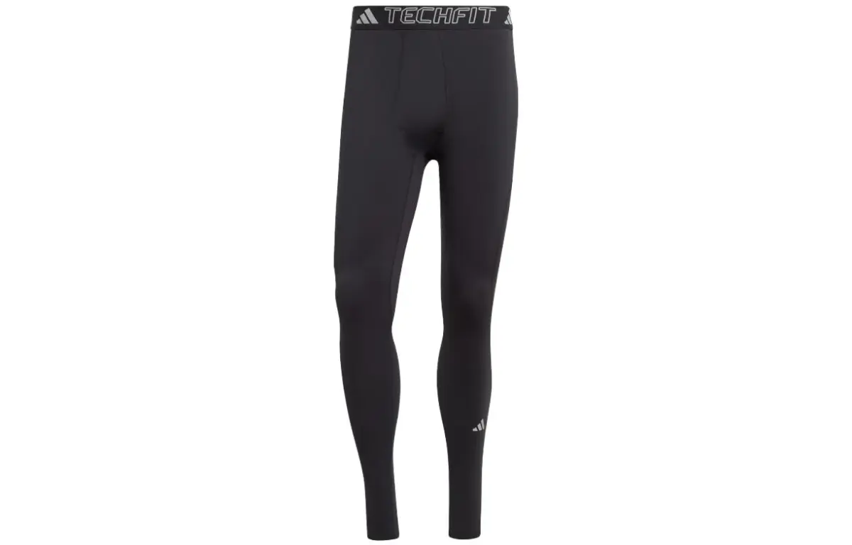 Adidas Sports Pants Men's Black Thin Cuffed Pants