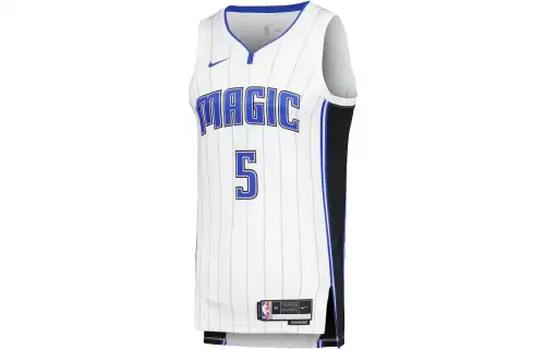 Nike Paulo Banchero Letter Casual V-neck Pullover Fan Edition Orlando Magic No. 5 Basketball Vest Unisex White